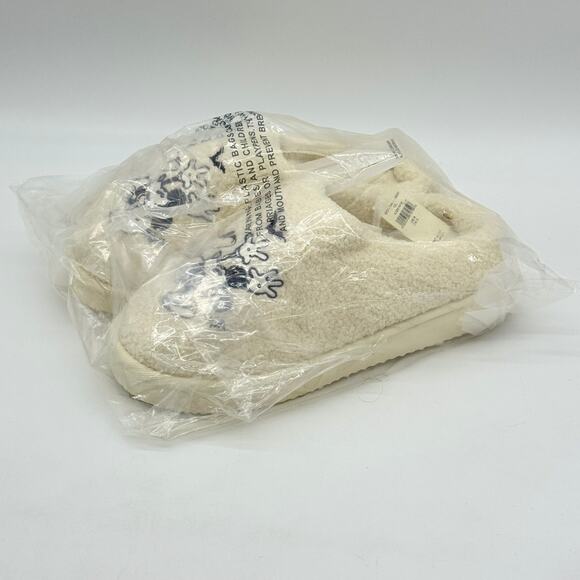 Aerie American Eagle Sherpa Mickey Mouse Bats Halloween Slippers Size 9 NEW - Picture 6 of 9